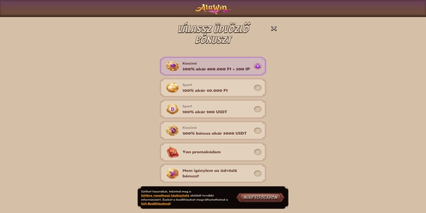 Alawin Casino screenshot 3
