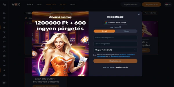 Vox Casino screenshot 3